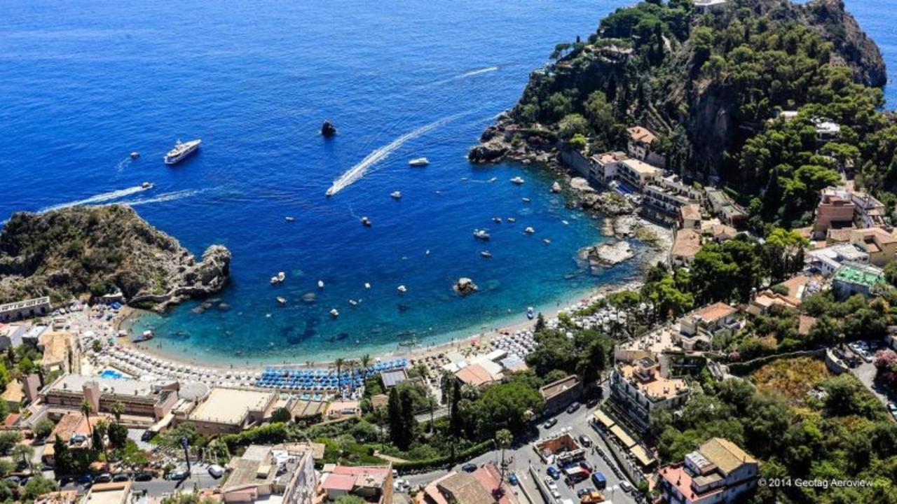 Greek Theater - Sea View Apartment Таорміна Екстер'єр фото